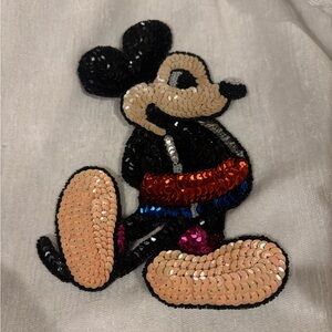 Vintage Sequin Mickey Mouse patch/appliqué, Disney
